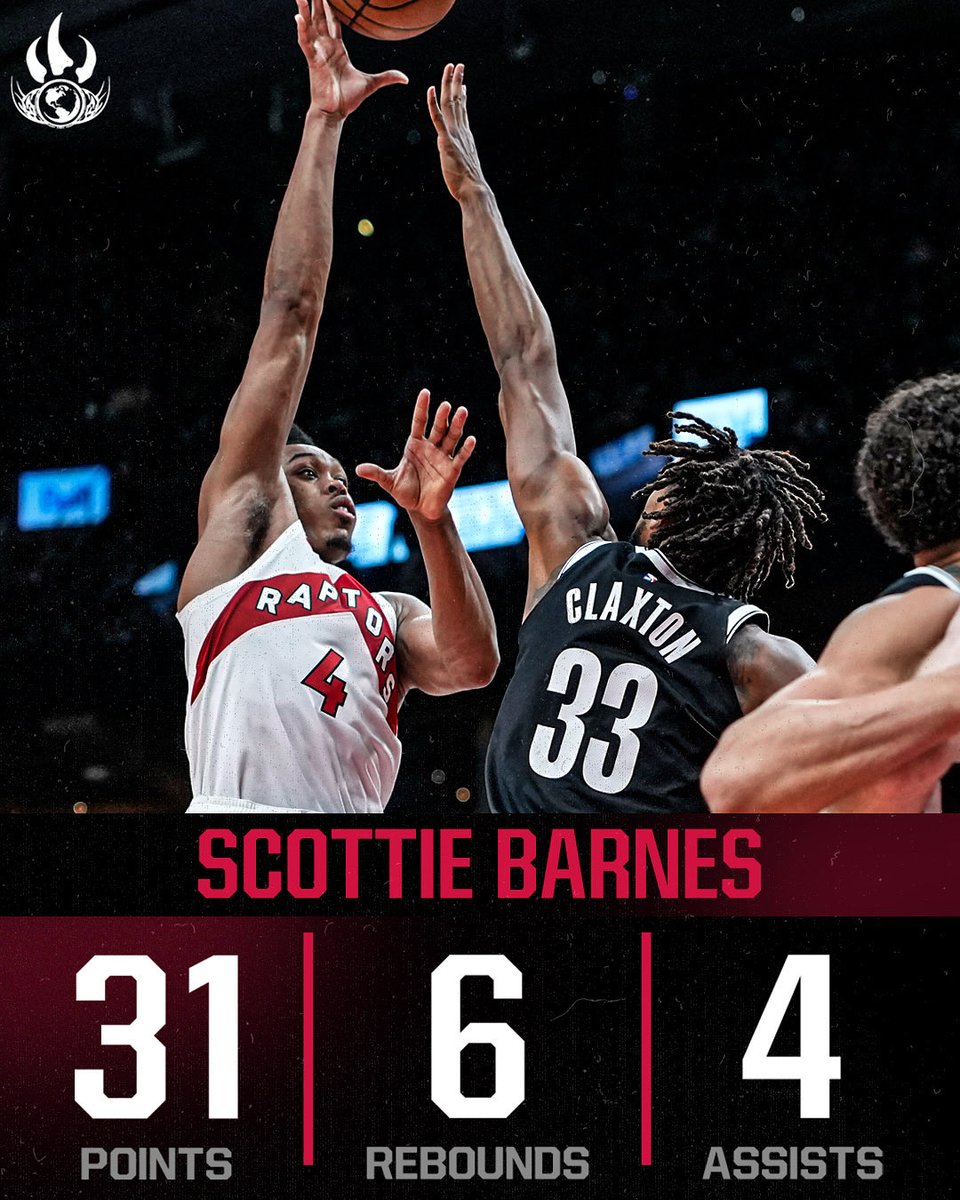 Did last night’s performance give you more confidence in Scottie heading into the regular season?

#WeTheNorth

📸: Kevin Sousa 