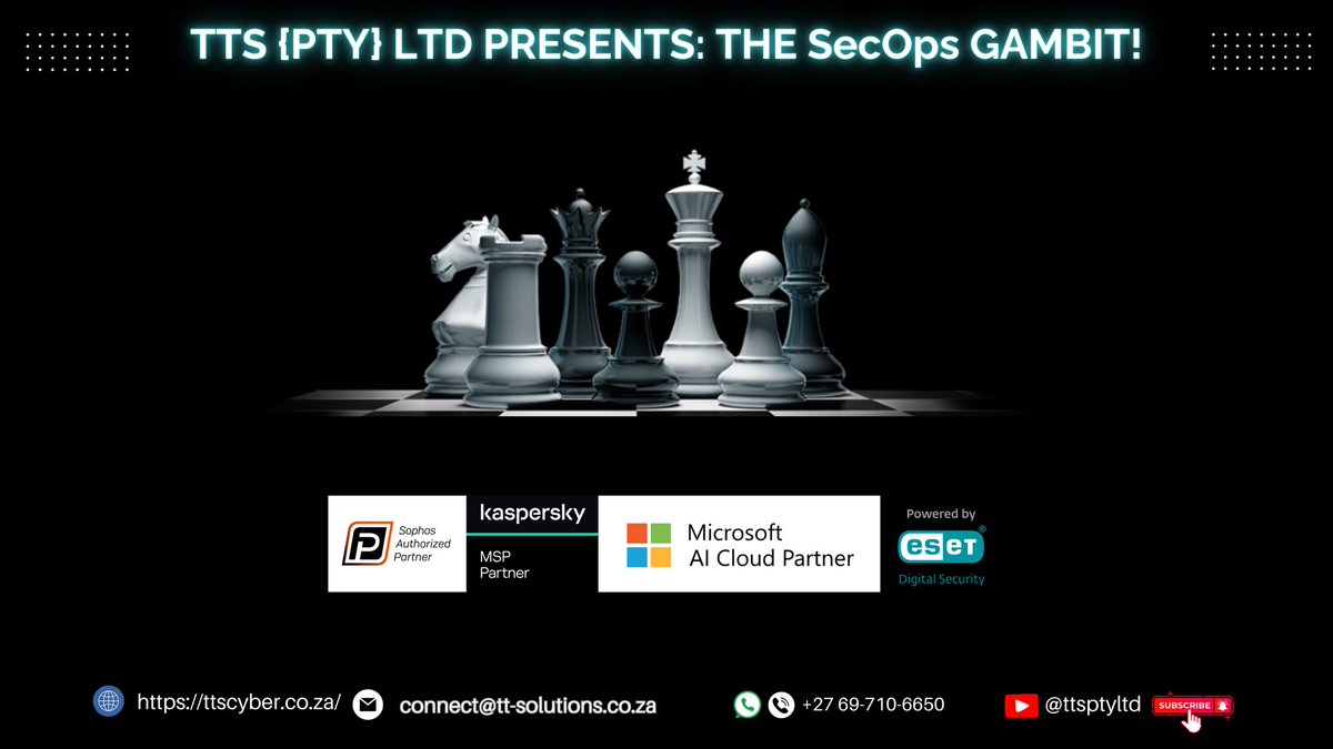 ttsptyltd's tweet image. 🥷♟️The SecOps Gambit is Live!: Outplay the Analyst, Grab the Reward! 
IT pros, challenge our Security Analyst in a weekly chess (online) match! New challengers every week. Win, and receive a 5% refund on the partner margin! Catch the action on X!  youtu.be/DPn9PQDhIAg?si……