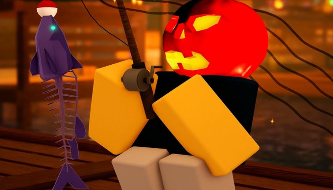 RobloxFisch's tweet image. 🎃 FischFright 2025 Is Here! 🎃
- Travel to Crook’s Hallow via the Flying Dutchman or Frightful Mirror!  
- Discover Frightful Pools and the new Trick or Treat mechanic! 
- Trade Candy with the Dutchman for exclusive rewards.  Explore hidden quests and mysteries in the…