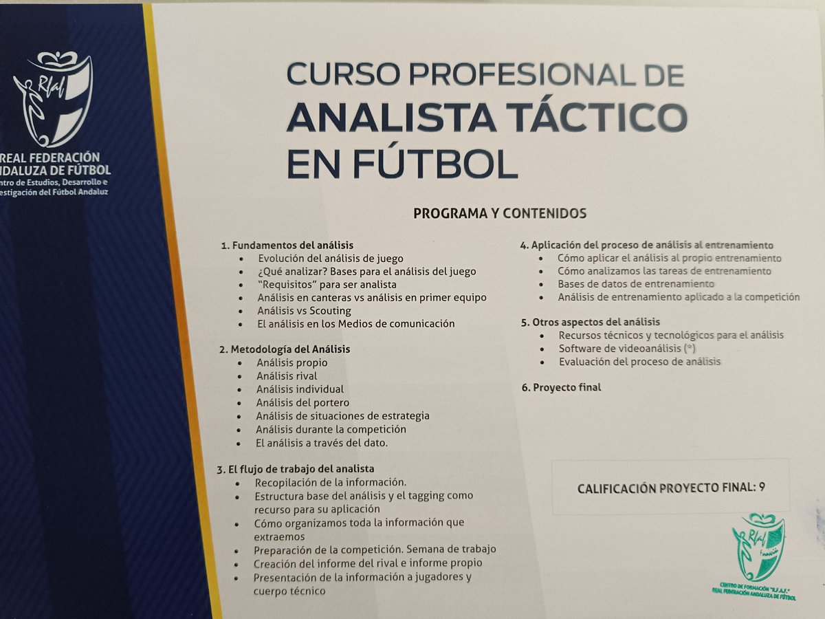 Seguir formándose, seguir sumando experiencias, y compartirlo con compañeros increíbles 🧠🤓💻⚽.