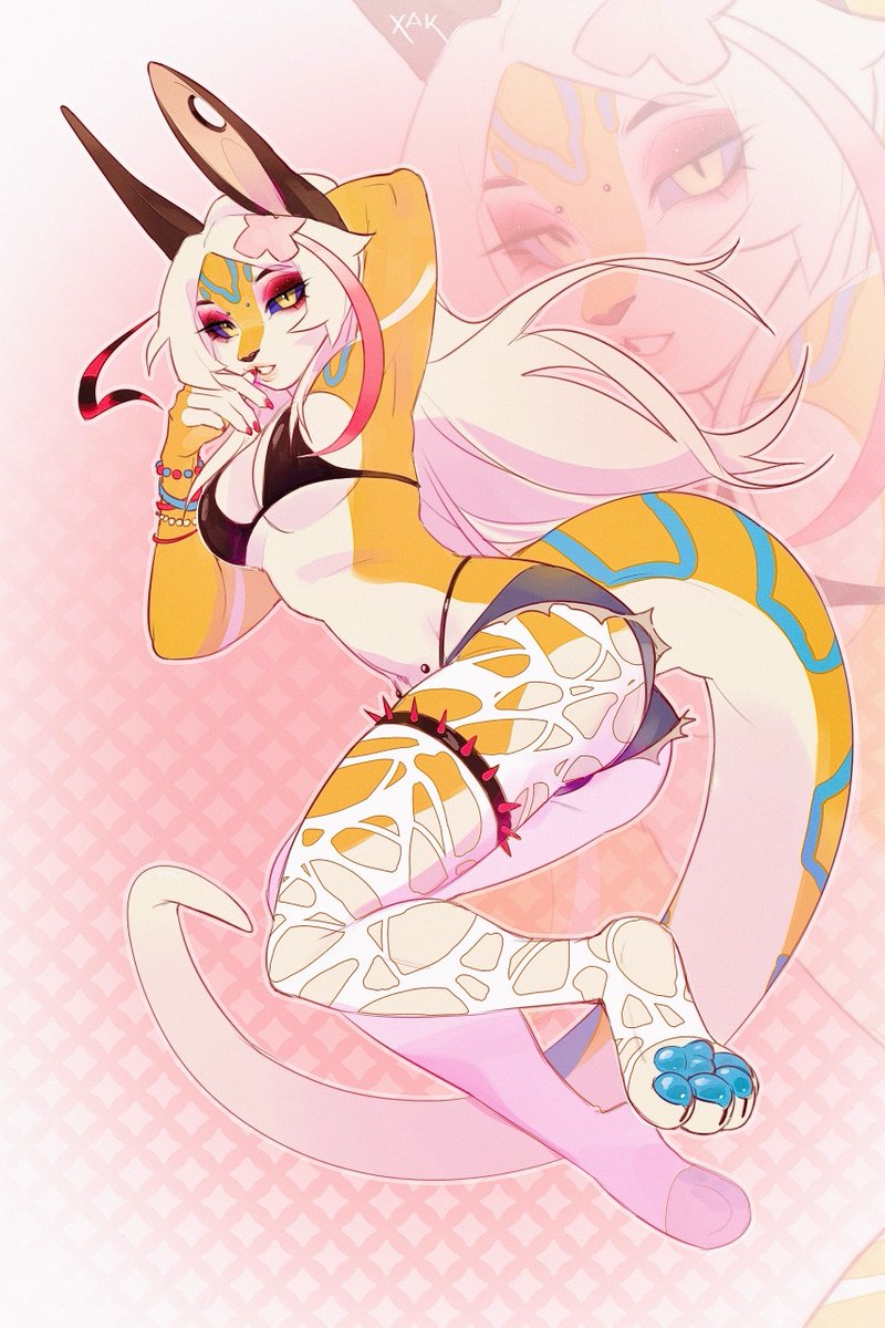 A lady for the amazing Mohnot~💖

#furry #furryart #art #furryartwork