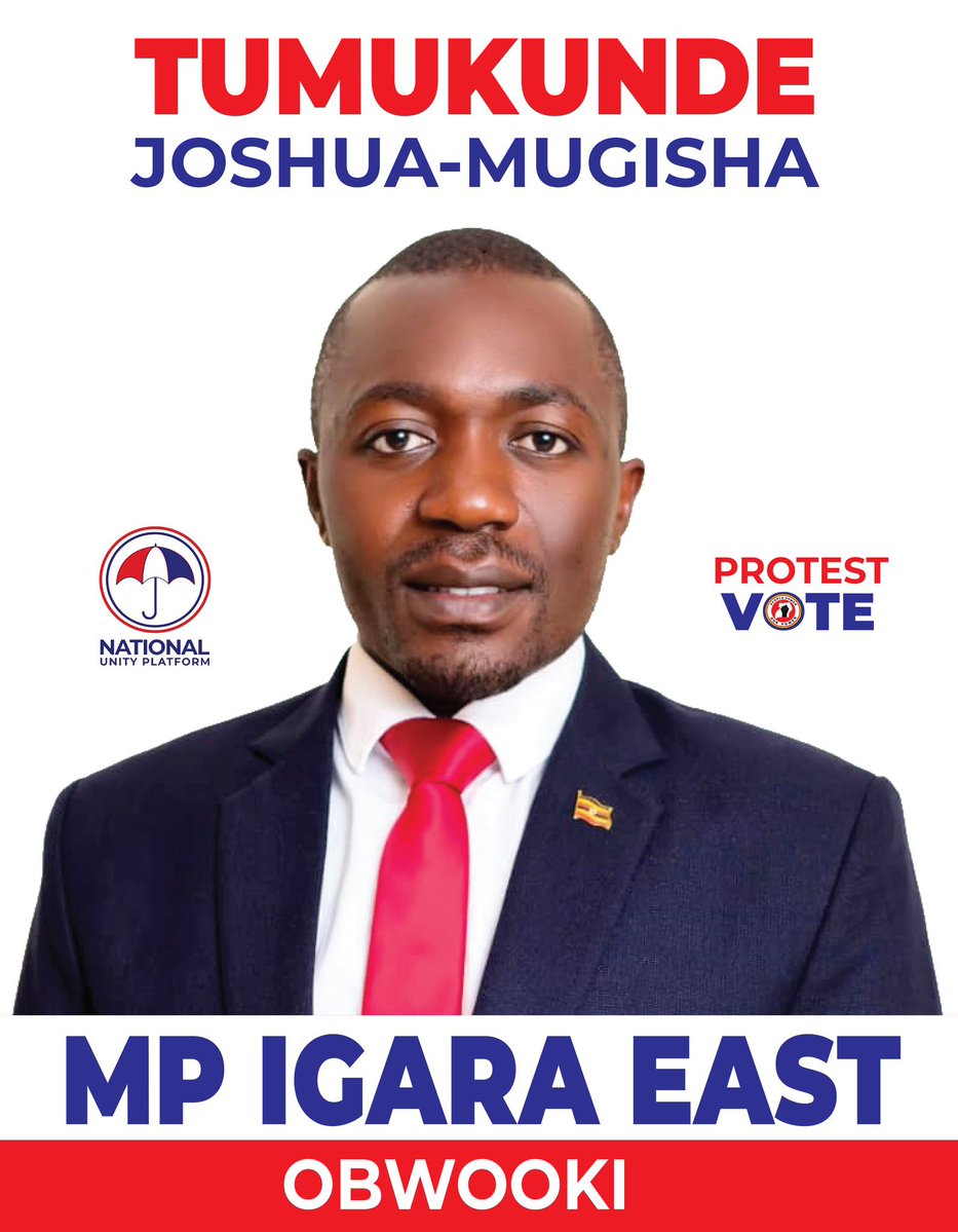 swiftpub's tweet image. UPDATE: With less than a week to the official parliamentary nominations, uncertainty lingers around @NUP_Ug's representation for the Igara East Constituency seat as flag bearer, Joshua Tumukunde, announces his exit from the race.
In a letter to the Party President Robert…