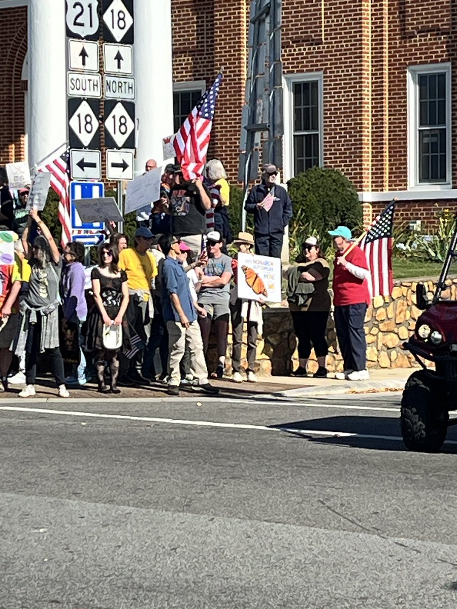 tarheelgis's tweet image. #NoKings Sparta NC