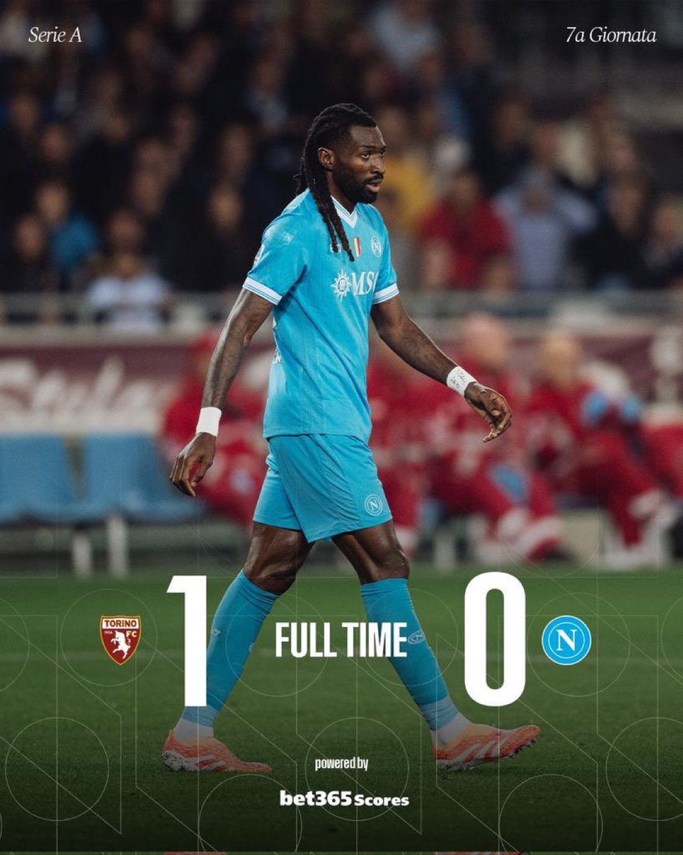 🚨 — نابولي اخر 3 مباريات خارج ملعبه :

❌ خسارة امام تورينو

❌ خسارة امام ميلان

❌ خسارة امام مانشستر سيتي