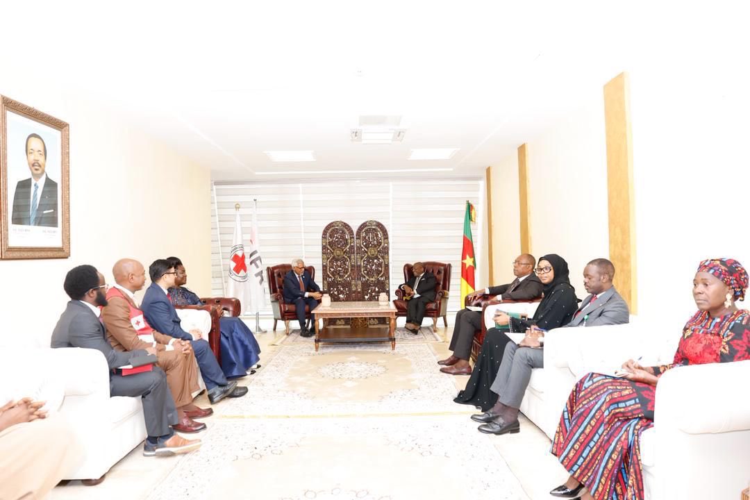 Thank you, H.E. Dr. Joseph Dion Ngute, Prime Minister of Cameroon (<a href="/joDionNgute/">PM - Dion Ngute - CMR</a>), for a very constructive discussion on strengthening partnership with IFRC and Cameron Red Cross to expand humanitarian action in the country.

The government’s continued support is vital to