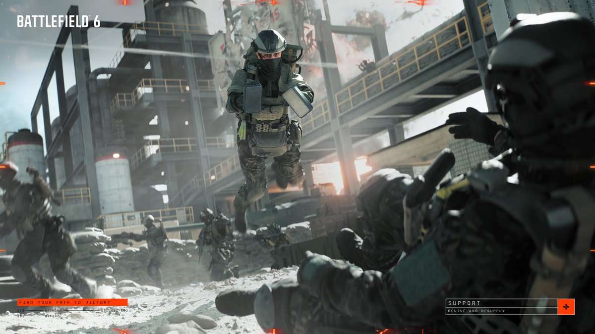When the revive hits different ⚡️

#Battlefield6