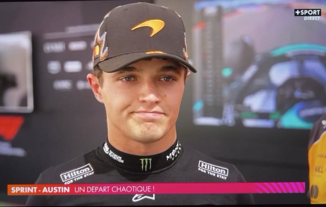 lando: “it was just bad luck. there was nothing i could do. the people behind me were trying to be heroes in lap one, but there was nothing i could do. it was just bad luck” 

SPEAK ON IT