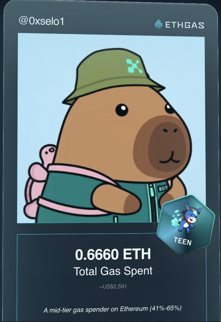 Eth ağında yaktığın gas oranında puan veriyor. zamanında iyi yakmışım demek ki. puanlar da tokene dönüşür heralde ethgas.com/community/gas-…