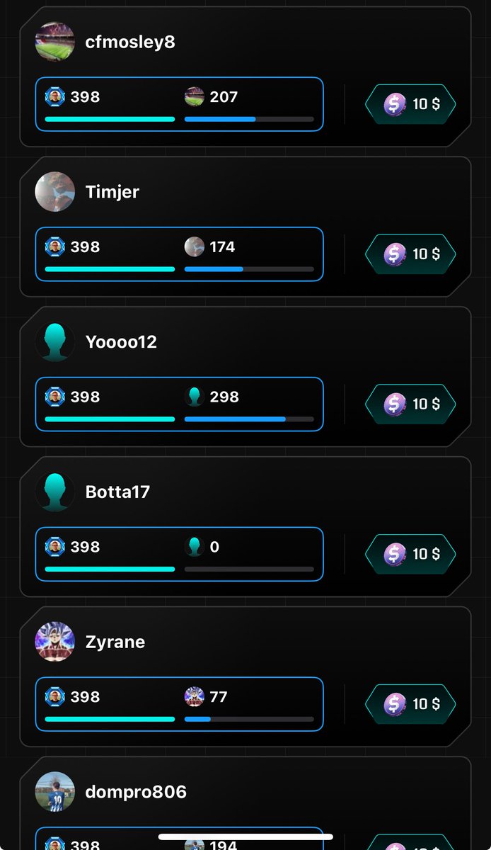 MrFutlovers's tweet image. The new #Bundesliga Coop Challenge is great @Sorare 🔥
..and if you ask me it will be even EASIER next week!🔎
Here are my TOP PICK on a budget for the next #Sorare GW per postion (1/5)
Still time to join and hit 380 Points together next week:
sorare.com/r/jakobs-xi?co…