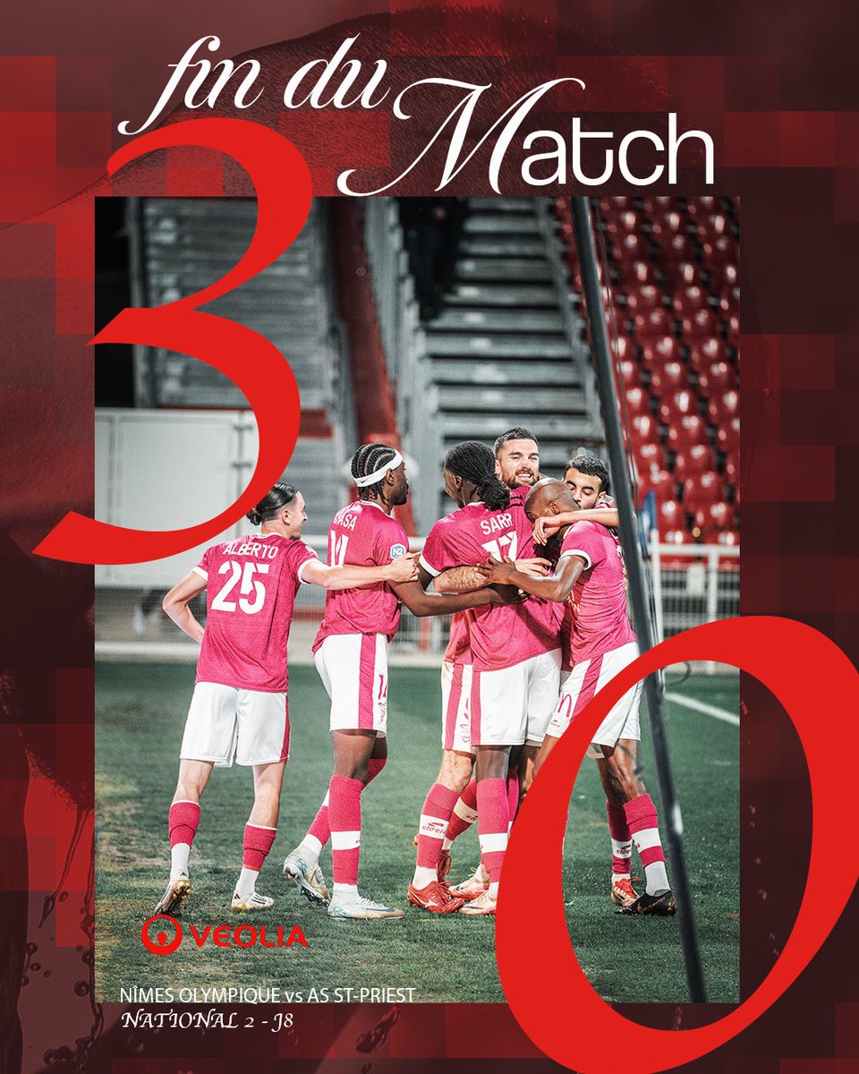 🏁 FIN DE MATCH AUX ANTONINS ! 🔥
Victoire 3–0 de nos Crocos 🐊💪

Un nouveau clean sheet et un succès plein de maîtrise à la maison.

Merci à nos supporters pour la ferveur ❤️
Et bravo à nos joueurs pour ce match solide — ensemble, toujours ! 🙌

#NOASSP