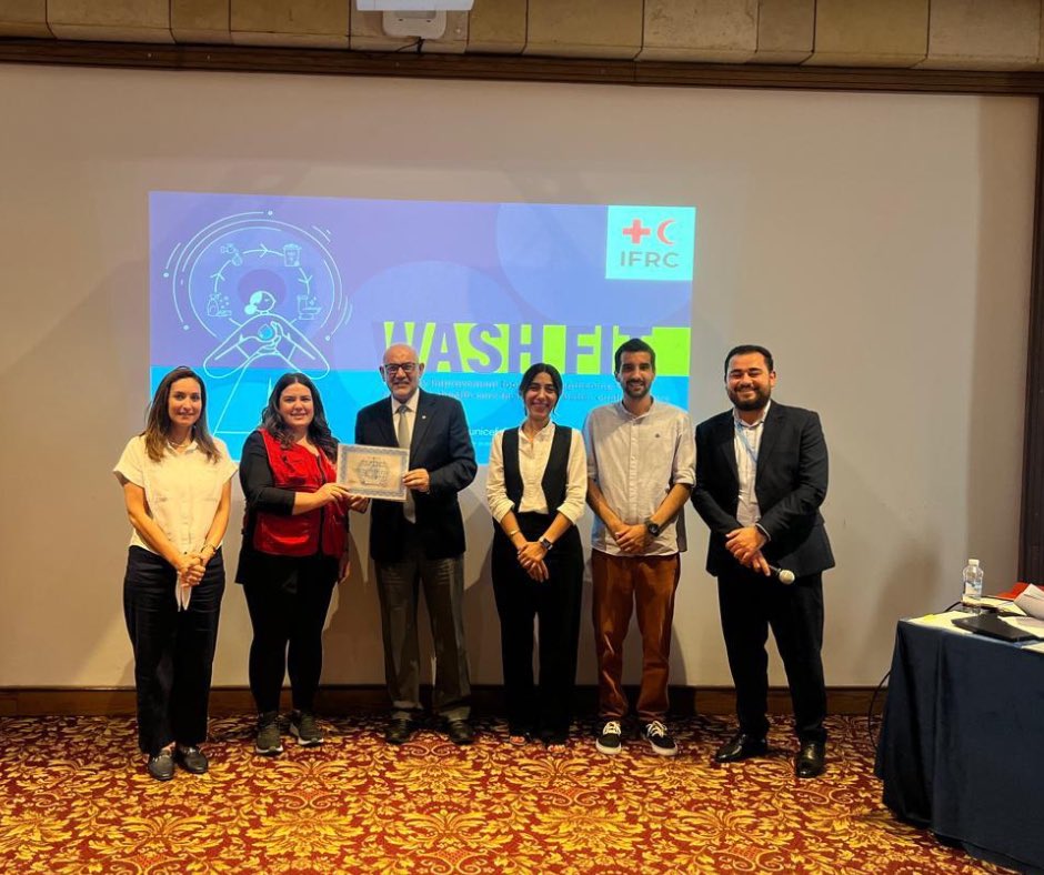 Eleven National Societies from the Middle East and North Africa — from Lebanon, Yemen, Iran, Palestine, Algeria, Tunisia, Saudi Arabia, Qatar, Libya, Egypt, and Jordan — joined a regional training on Water Supply, Sanitation, and Hygiene Promotion in Health Care Facilities.

The