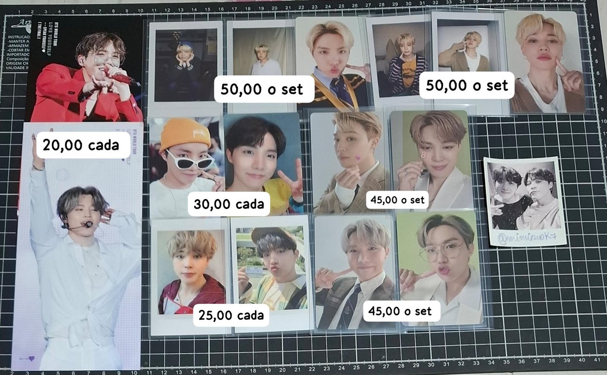 mimiseok7's tweet image. DROP j-hope jimin bts 

•Valores sem frete 
•Não possui avarias 
•Mando  vídeo na dm
•Prio p/ pg imediato 
•Fbs no fixado

⚠️ Dispenso compradores sensíveis.