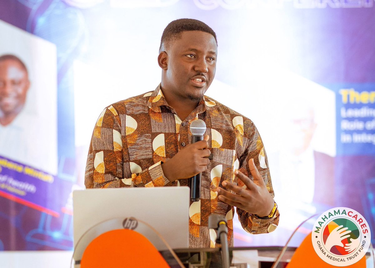 kipomantu's tweet image. Yesterday, I had the privilege of making a presentation on behalf of the Ghana Medical Trust Fund to medical superintendents of our public hospitals, where I outlined the vision, policy framework, and structure of the Fund.

#MahamaCares