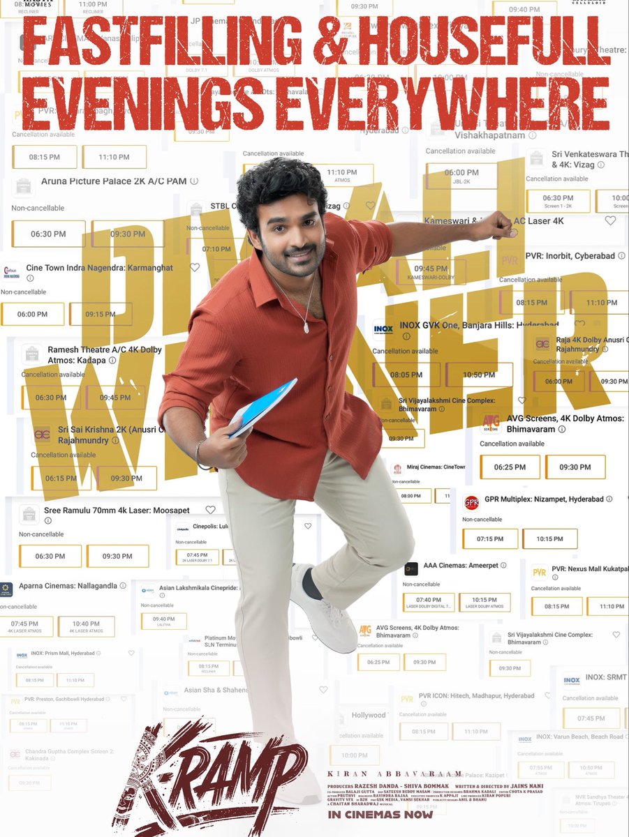 Kiran_Abbavaram's tweet image. ❤️😇🙏
linktr.ee/KRampTickets
#KRamp