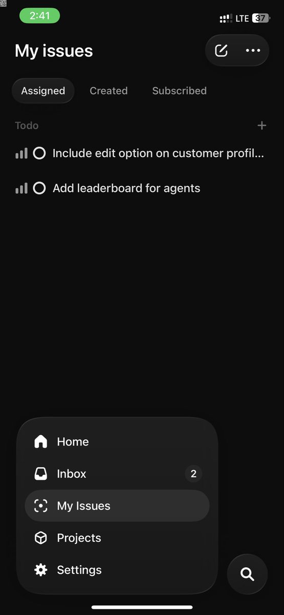 Rasheed_ux's tweet image. Download Linear App and feed your eyes with good design