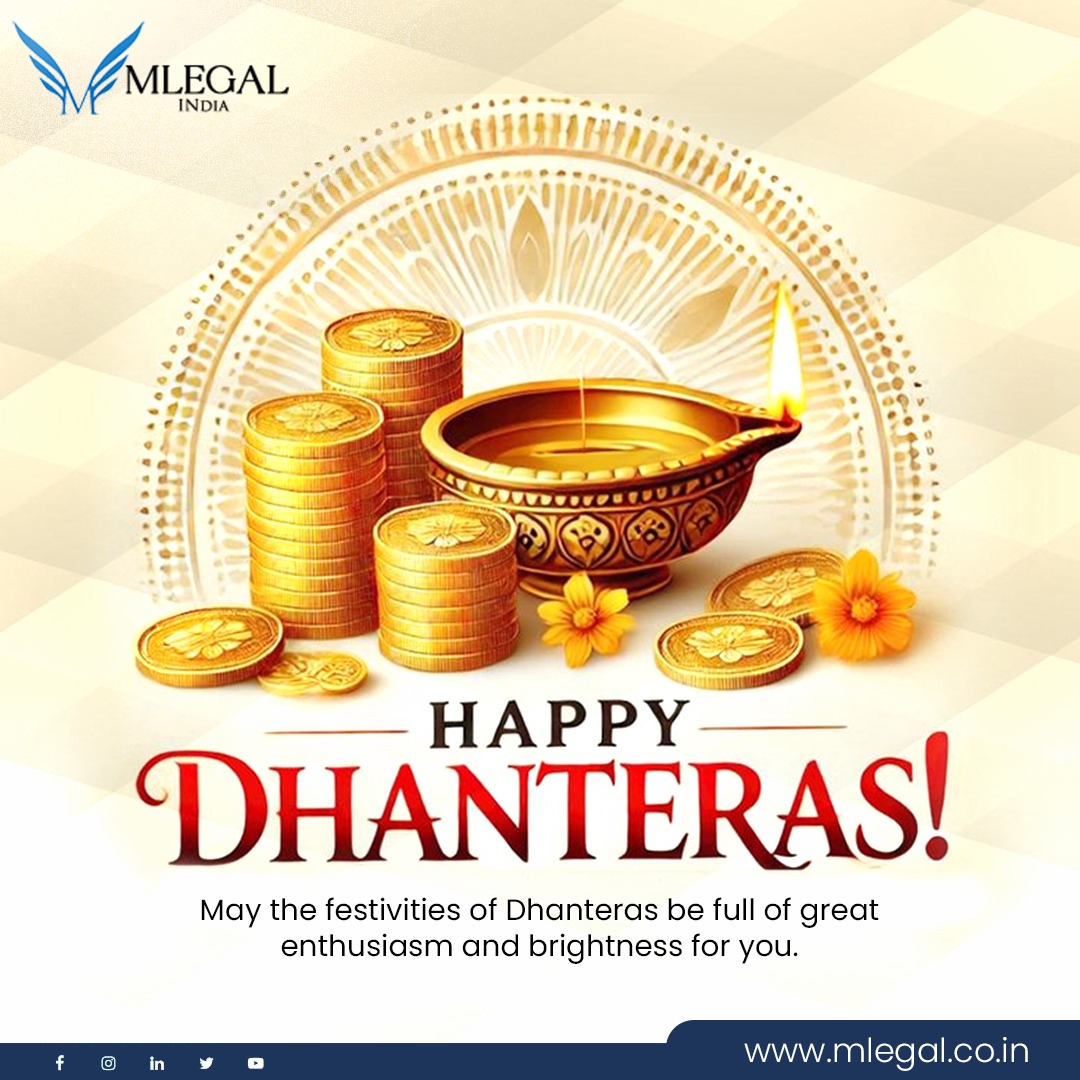 MLEGAL7's tweet photo. ✨ Happy Dhanteras! 🪔
May this auspicious day bring you prosperity, happiness, and endless blessings.
Let the light of diyas illuminate your path to success and good fortune! 🌟💫
#HappyDhanteras #DhanterasCelebration #FestivalOfLights #ProsperityAndHappiness #ShubhDhanteras https://t.co/oKTlwNFAmB