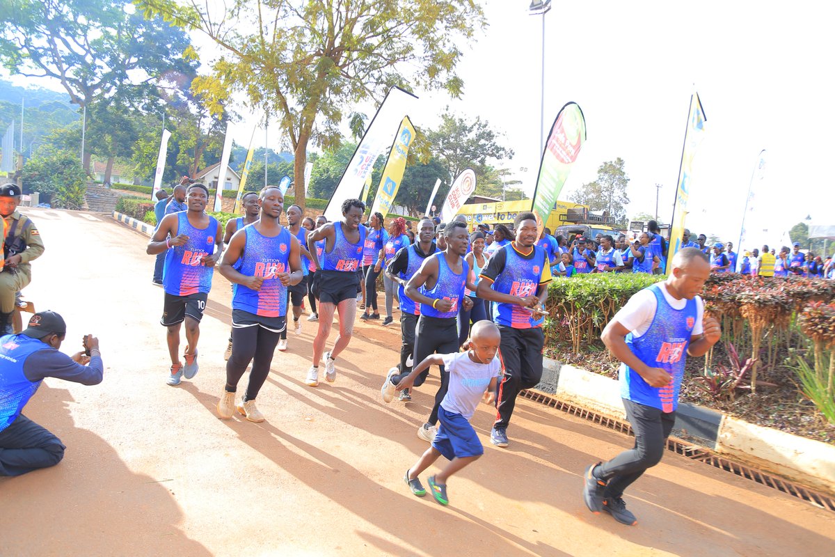 See that number 2 right there?😊He's going to become our next Joshua Cheptegei. Check again in a few years. 

5KM marathon. #UCURun #UCUTuitionRun