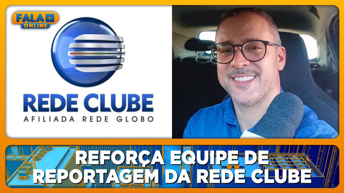 falamaisonline's tweet photo. Júnior Medeiros reforça equipe de reportagem da Rede Clube.
https://t.co/2uvWicubFn
#RedeClube #TVGlobo #Televisão #FalaMaisOnline https://t.co/NIr8JIFBuG