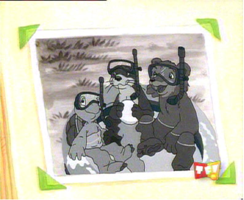 thefurrywaves's tweet image. Wonder if this would count as a &apos;before they were famous&apos; photo.

#ScubaSaturday #cartoon #FranklintheTurtle #Bear #otter #snorkel