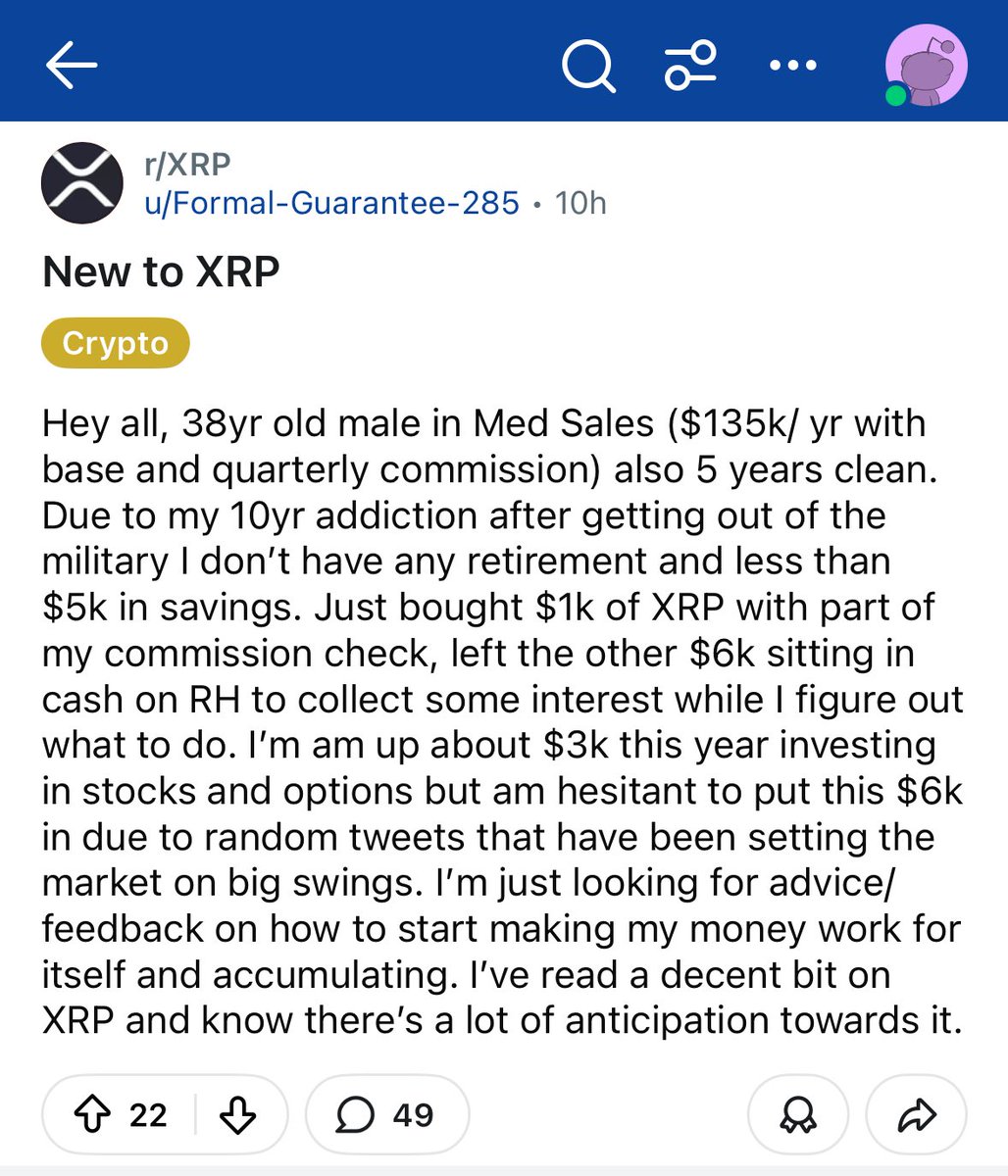 any advice for this guy?