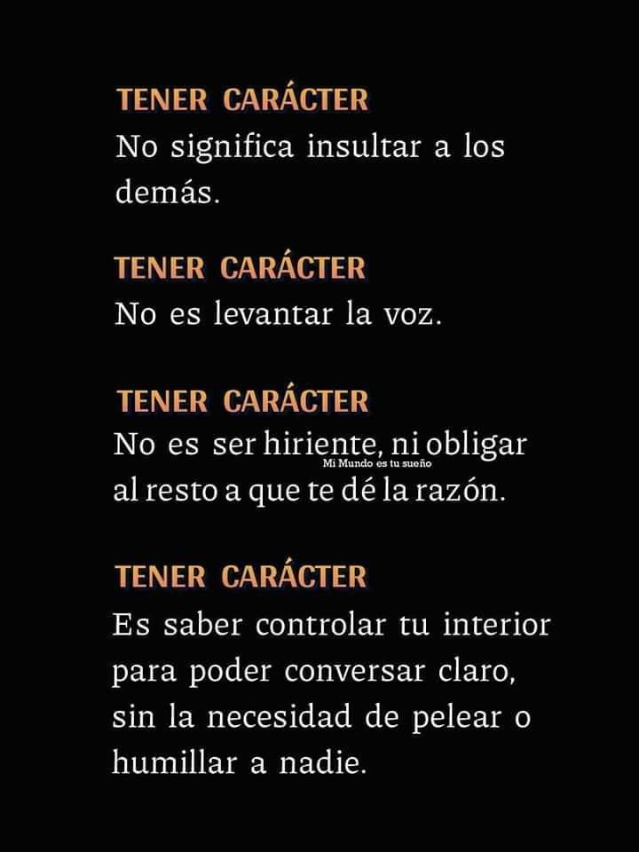 JorgeLuisRR1963's tweet photo. TENER CARACTER https://t.co/NwCdDFSb7X