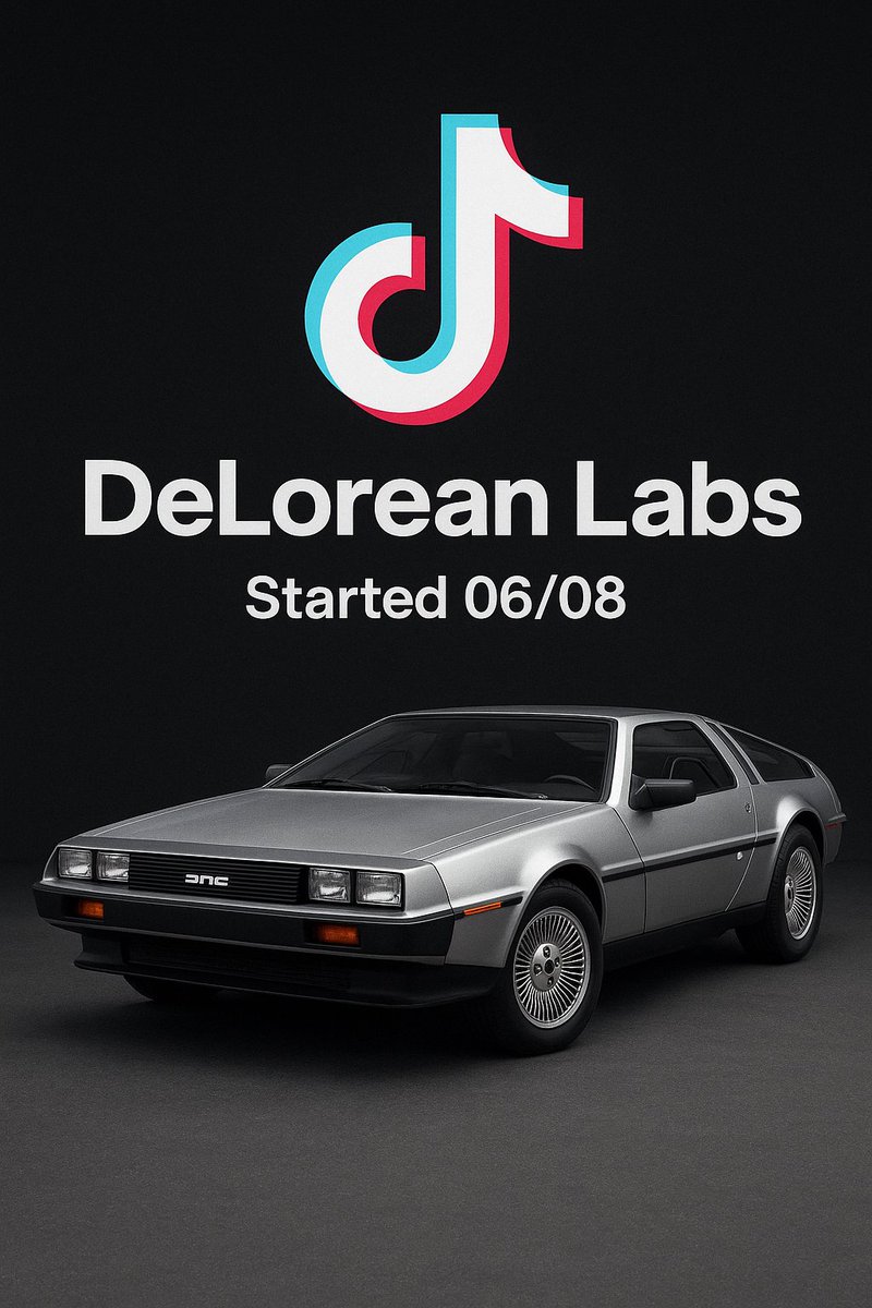 TikTok, you’re running OUTATIME! ⏰

🏎️ Lap 6 is NOW LIVE! 🏎️

We’re speeding toward the finish line in the @DeLoreanLabs Airdrop Race hosted by <a href="/Galxe/">Galxe</a> 🏁⚡
✅ Complete all the quests below to keep earning $DMC rewards!
⚠️ Reminder: If you’ve already cashed out, you won’t earn