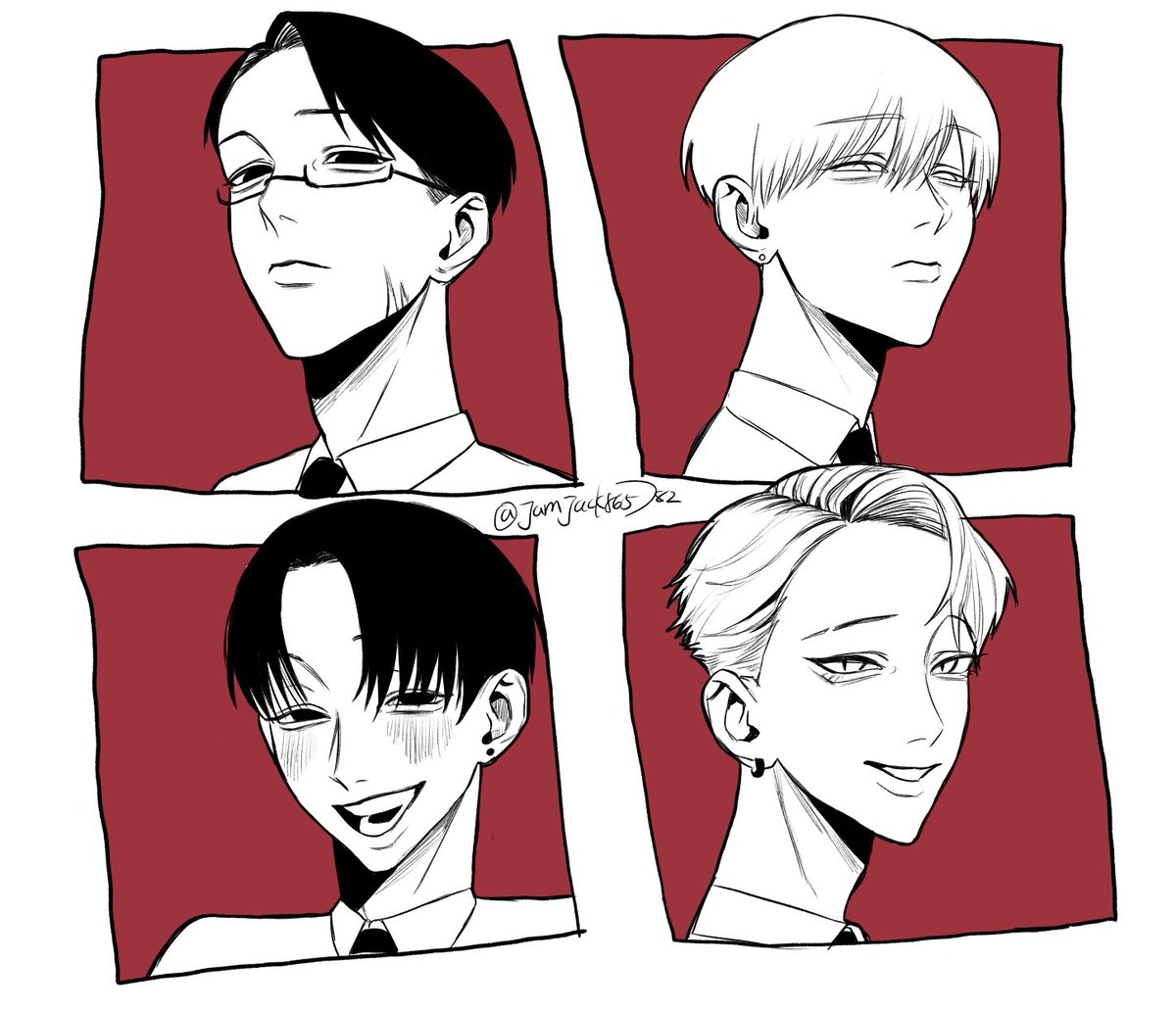 こわいお兄さん図鑑
#イラスト #illustrations #oc