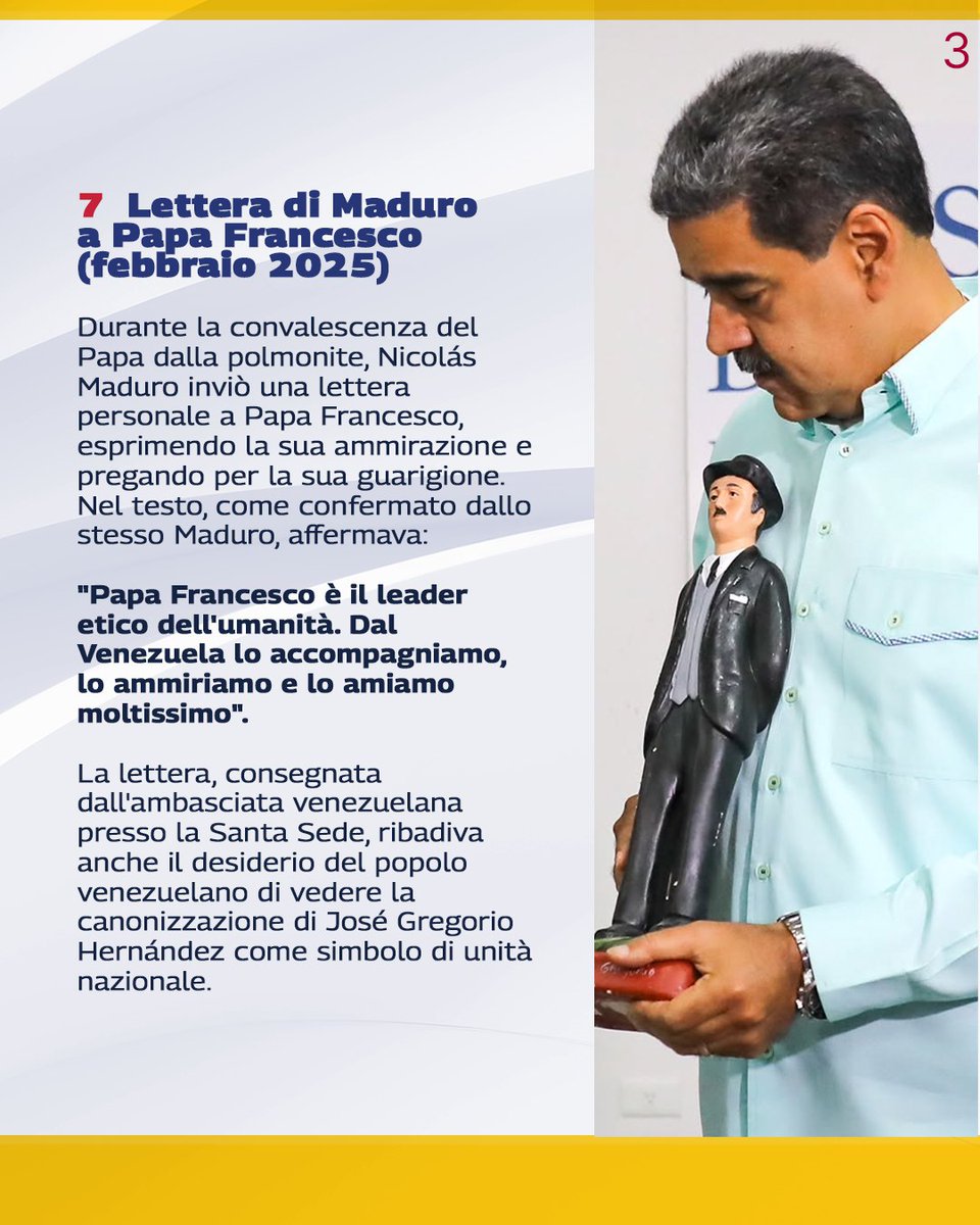 3... Il miracolo di Yaxury Solórzano ha commosso la nazione. La sua inspiegabile guarigione dopo aver pregato José Gregorio è stata riconosciuta dal Vaticano nel 2020.

#Canonizzazione #gfvip #Oriele #donnalisi  #Perletti #prelemi #sergetti