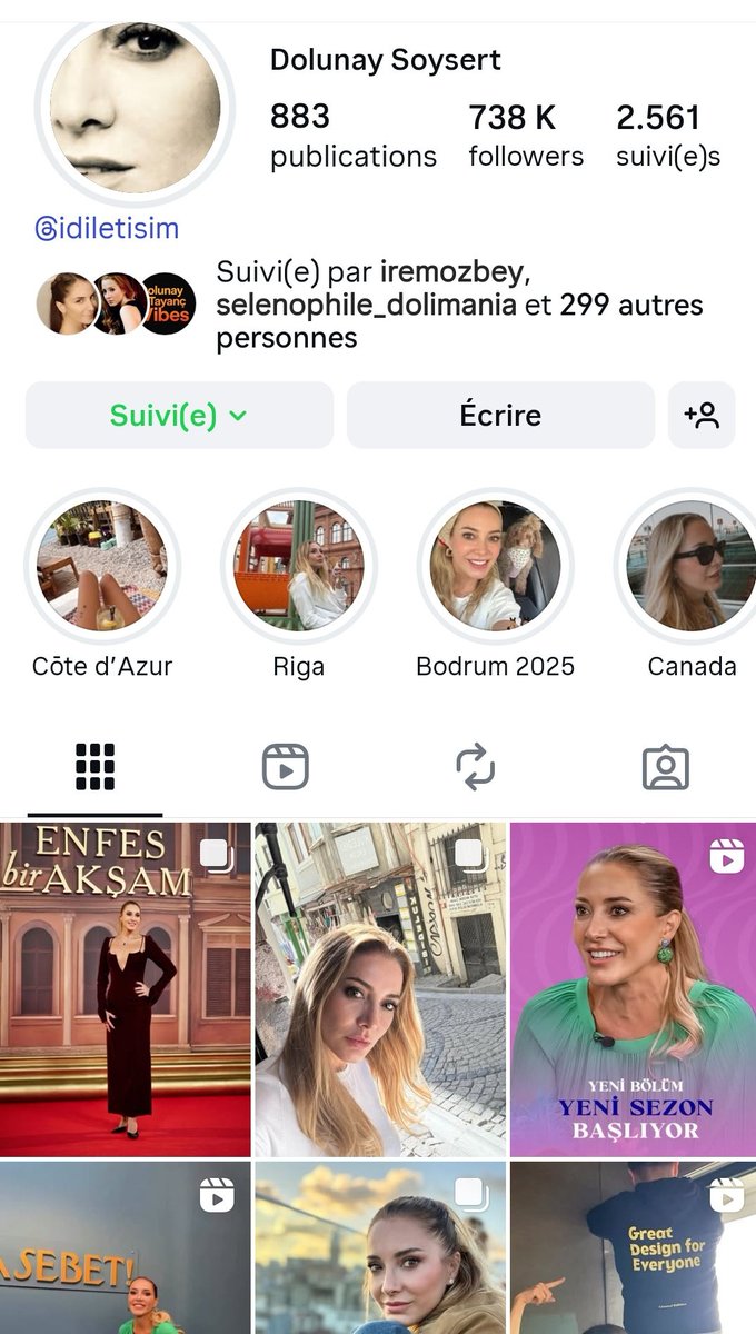Doli 💫, sanırım Instagram’da bir sorun var. Son paylaşımın kişisel hesabımda görünüyor ama fan hesabımda maalesef görünmüyor #dolunaysoysert  <a href="/Dolunay_Soysert/">Dolunay Soysert</a>