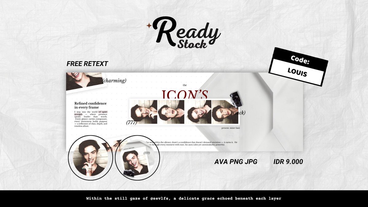 sevlfs's tweet image. bantu repost/rt yaa, makasii🤍     

aku membawa layout ready stock western dari katalog baru aku "The Angel's" yang siap dibawa pulang ke dm/tele aku sekarang! price 9k/each dan payment by QRIS yaa^^ anyway aku juga open by request!

#zonauang #zonajajan