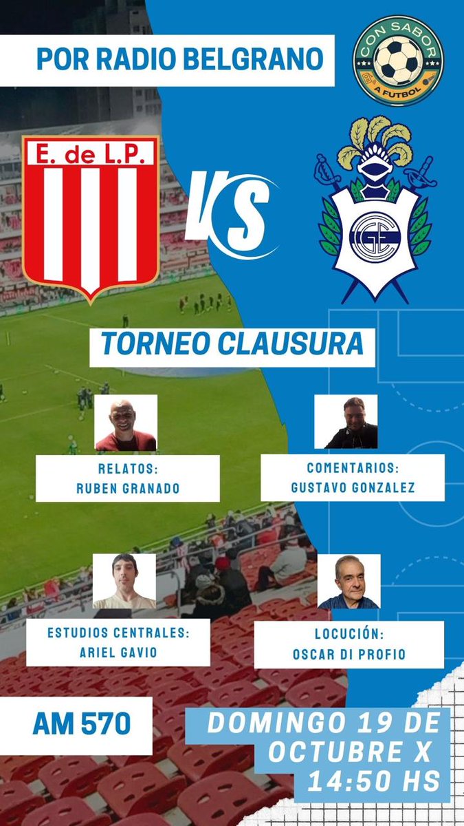 Domingo por Belgrano AM 570 El Pincha y El Lobo