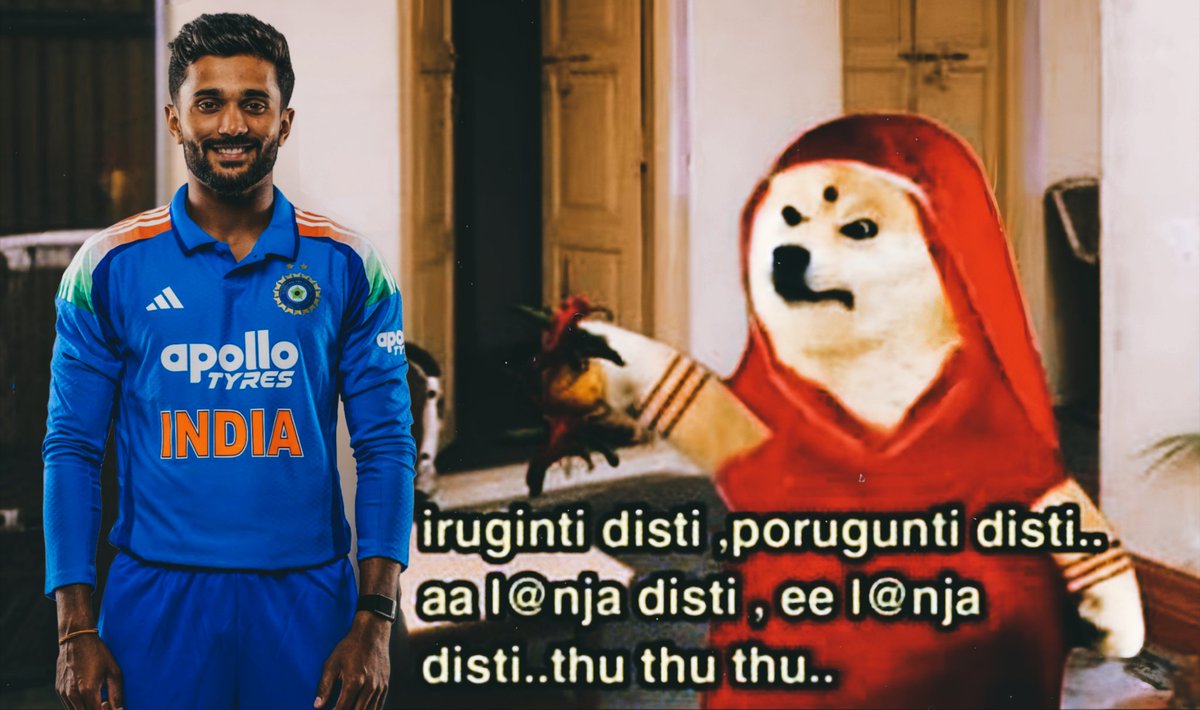ODI Debut. Go well NKR babu 🧿.