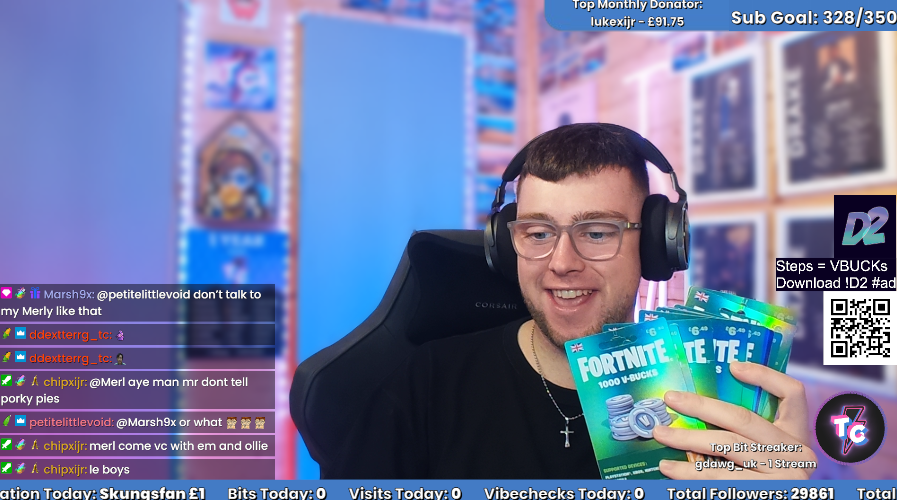 tomcornishh's tweet image. 13,500 VBUCK / $80 Giveaway!🔴
Thanks to my community during last weeks 24 hour!💙
Customs, Chat Giveaway & SO MUCH MORE!👇
TWITCH.TV/TOMCORNISHH