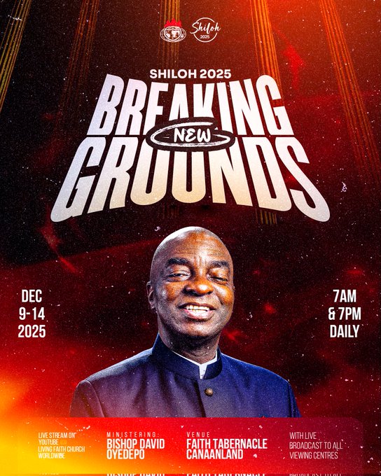 Heaven’s agenda for Shiloh 2025 is clear — Breaking New Grounds!