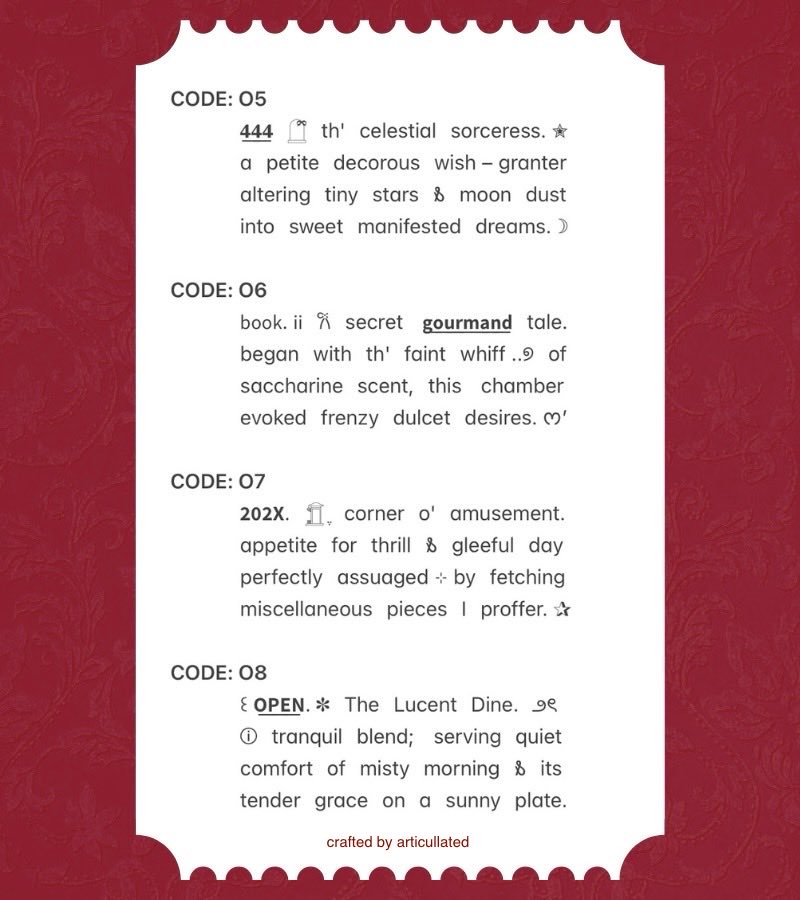⠀—— ⋆ help repost? 땡큐! ❤︎ #zonauang ️ 

⠀𓉳 ..⠀avaliable: articullated pieces! ⟡ 
⠀haai! aku ada ready stock bio wording ⠀
⠀rata tengah yang bisa dipasang tanpa ⠀
⠀twitpane. only IDR 5.000 ╱ piece! 💌 ⠀
⠀⠀⠀⠀⠀₊★ claim yours now! ★₊
⠀