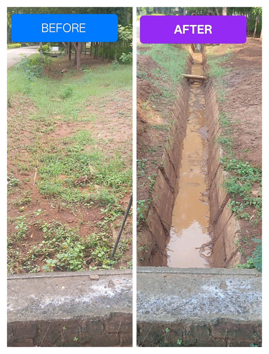 Chockages in the gutter inside the OFT factory were cleared as a part of #SpecialCampaign5.0.