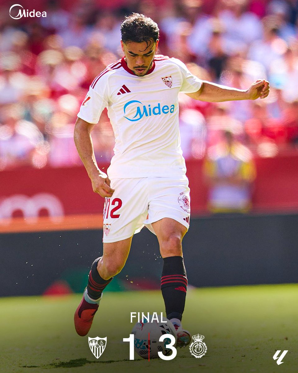 🚨 Final del partido ⏹️

#SevillaMallorca | #WeAreSevilla | #NuncaTeRindas