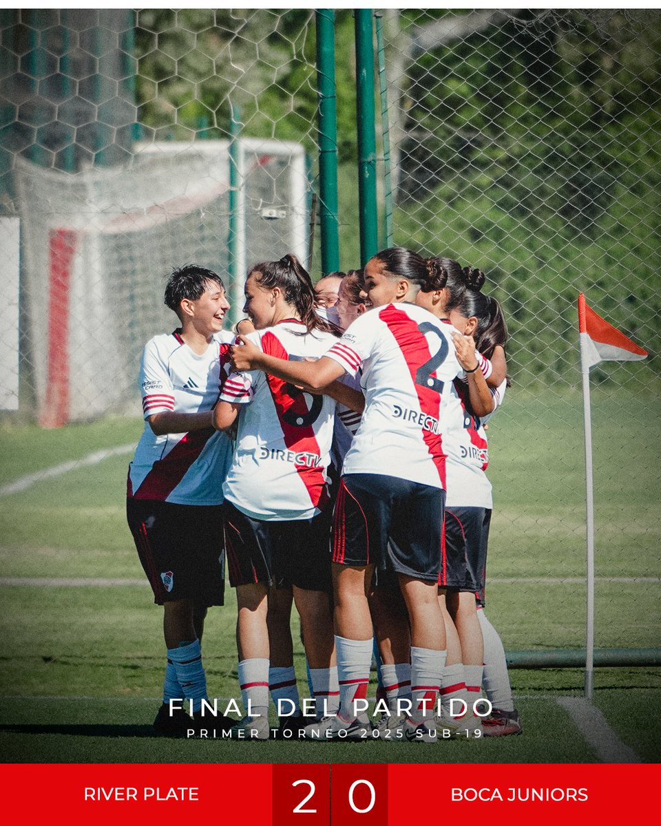 ¡¡GANÓ RIVER!! 🤍❤️🤍

⚽ Agustina Maldonado
⚽ Darfne Álvarez

#VamosRiver 💪