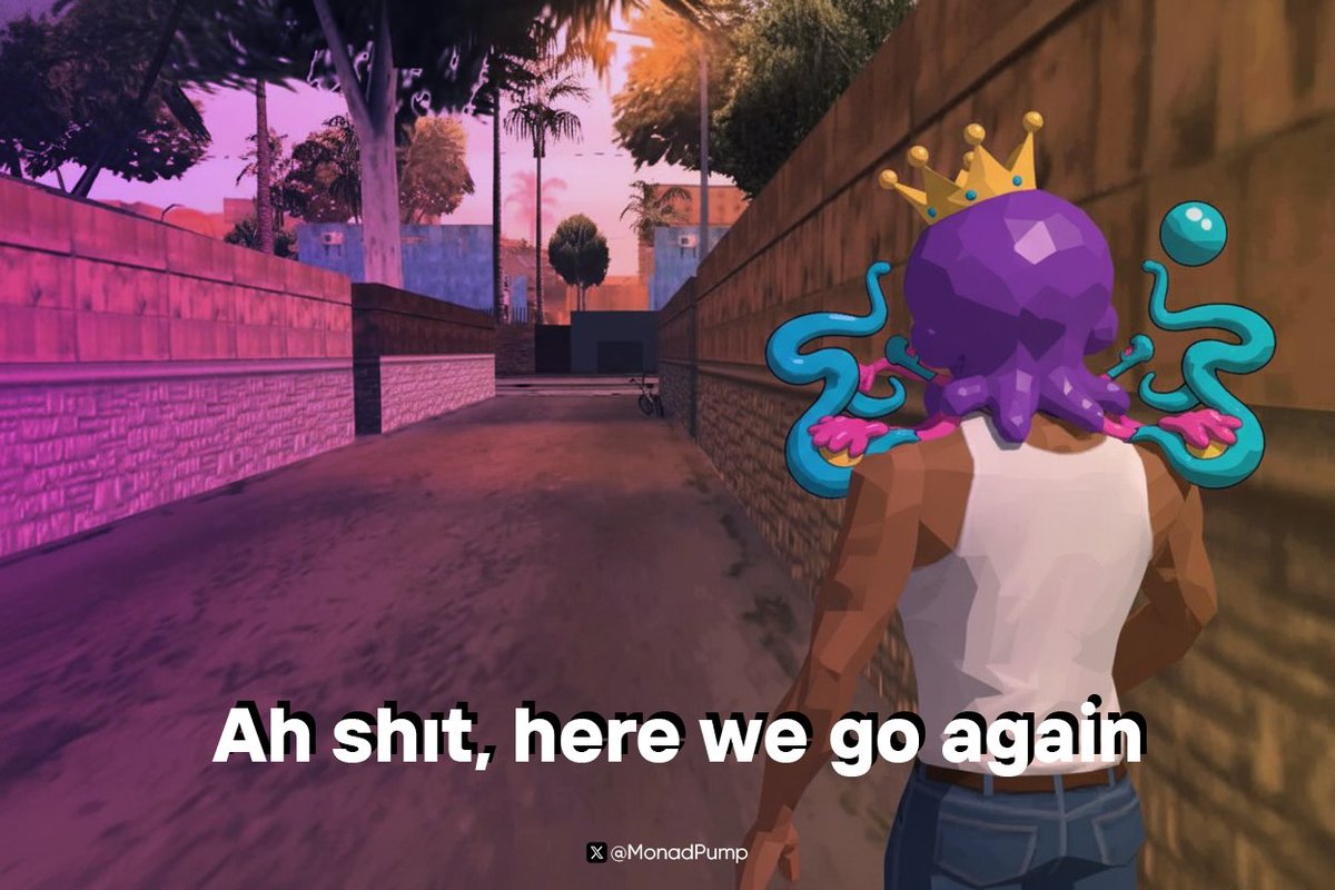 MOOD: every degen, KOLs &amp; builder right now 💀
RT 🔁 if you know the real drops are coming from the projects — not @Monad 👀