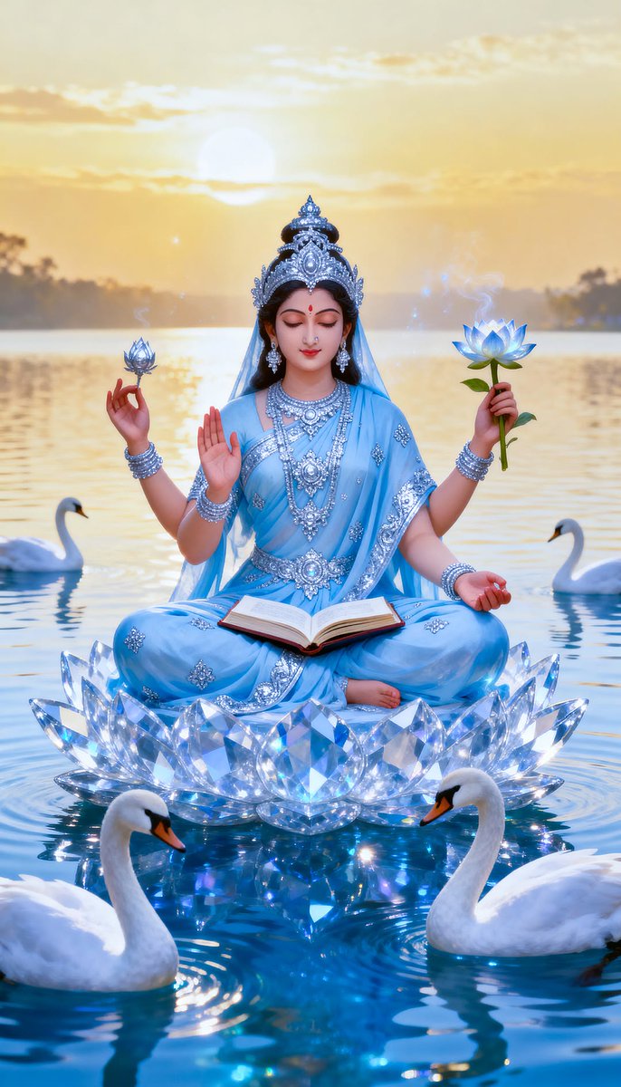 Geetashloks's tweet image. What a beautiful picture of Maa laxmi 💗