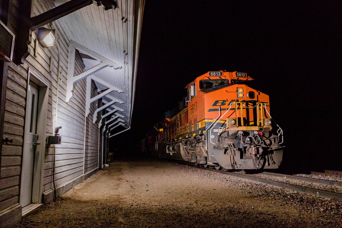 Something's a little spooky at the station tonight…
 
Photo Credit: Robert Della-Pietra
 
#BNSFtraintober