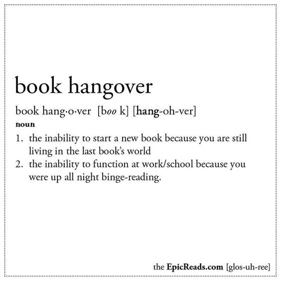 How long did your longest book hangover last? What book did it to you?