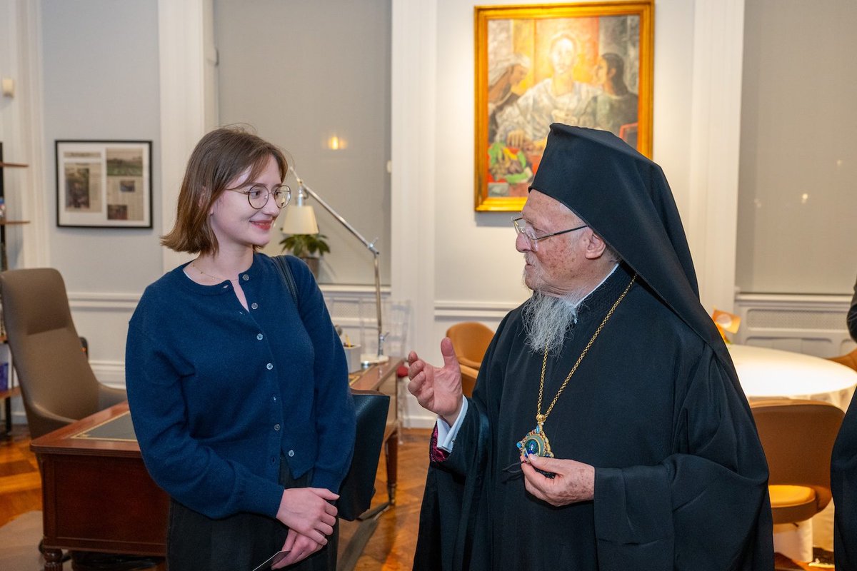 OrderStAndrew's tweet image. On September 23, His All-Holiness visited Fordham University. A concert for the Environment in the University Church was held, featuring Cappella Romana Choir. His All-Holiness later visited the Orthodox Christian Studies Center. (Photos by J. Mindala) flickr.com/photos/orderst…