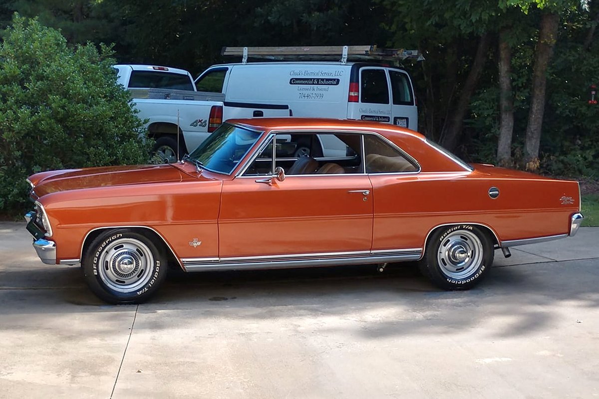 ClassicInd's tweet image. Chuck Shearin sent us this photo of his restored '66 Nova SS. Stunning! Thanks for sharing your car with us, Chuck. #Chevy #Nova #SuperSport #classiccar #restoration #ClassicIndustries