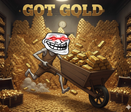 Brian6071685211's tweet photo. Hey $TROLL not so fast with my $GOLD wtf !! GAuA9BDzLZTGzGT7VjifwsE2gW6s6NPh5CHfGZ4Gpump https://t.co/R62QnXyjDs