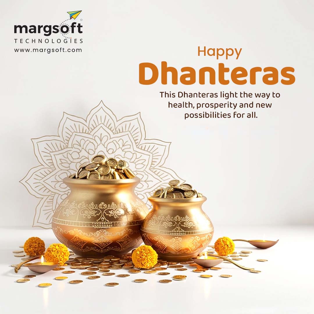 MARGSOFT_Tech's tweet image. #Dhanteras #HappyDhanteras #Dhanteras2025 #DhanterasWishes #DhanterasSpecial #margsofttechnologies #DhanterasCelebration #FestivalOfLights #Diwali #HappyDiwali #AIsolutions #Prosperity #Wealth #GoodFortune #Blessings #IndianFestivals