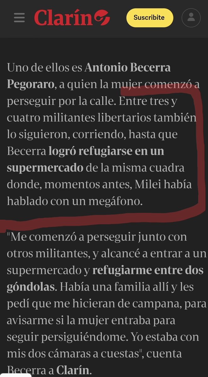 Para quienes intentan instalar que la mujer del supermercado era zurda o peronista. No señores. Los violentos y dementes son gorilas. Siempre!