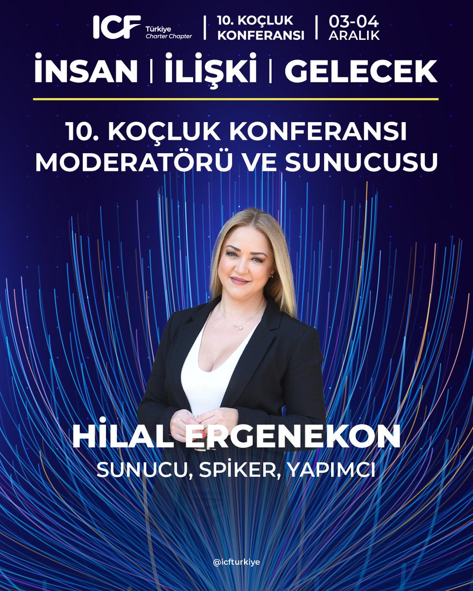 10. Koçluk Konferansı tecrübeli spiker, sunucu, moderatör ve yapımcı Hilal Ergenekon'un moderatörlüğü ve sunuculuğuyla gerçekleşecek. Biletler satışta. Erken kayıt avantajını kaçırmayın. koclukkonferansi2025.endlessfairs.com