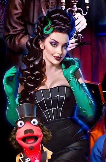 FLPublicAffairs's tweet photo. Love #HouseOfSvengoolie #Halloweem BOOnanza and this year’s “the Halloween candies did not live up to their promises!”
“The @SNICKERS didn’t even make me laugh!”
One day we’ll get to hear Gwengoolie sing “Monsters lead such interesting lives!” 💚
#Svengoolie @realpinuppalmer https://t.co/z2356uPFIj