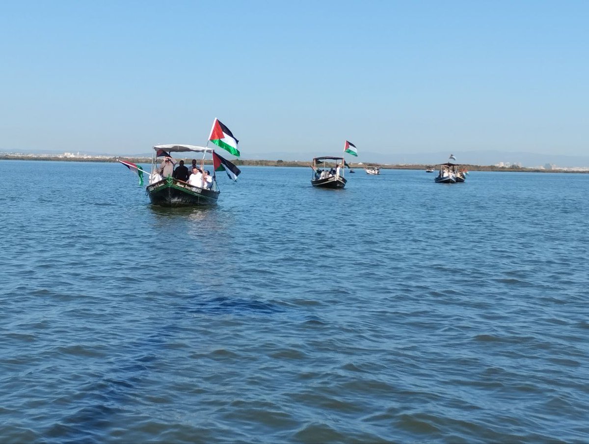esquerraunida's tweet photo. Hui hem participat en la Flotilla Albuferemca en solidaritat amb Palestina.

Visca Palestina lliure! 🇵🇸 https://t.co/OZlBJuWeA8